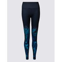 M&S Collection Tropical Print High Waist Leggings