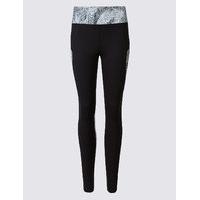 M&S Collection Printed High Waist Leggings with Cool Comfort Technology