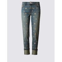 M&S Collection Mid Rise Relaxed Slim Leg Jeans