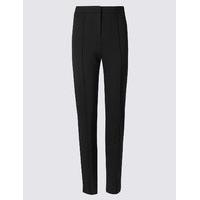 M&S Collection Slim Leg Flat Front Trousers