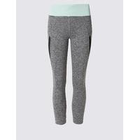 M&S Collection Performance Marl Cropped Leggings