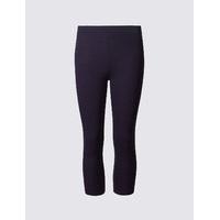 M&S Collection Cotton Rich Cropped Leggings