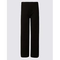 M&S Collection Jersey Wide Leg Trousers