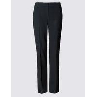 M&S Collection Grosgrain Trim Straight Leg Trousers