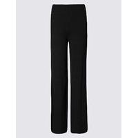 ms collection petite wide leg trousers