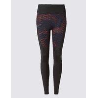 M&S Collection Sculpt Track Print Leggings