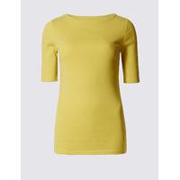 ms collection pure cotton slash neck half sleeve t shirt