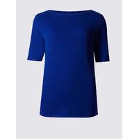 ms collection pure cotton slash neck half sleeve t shirt