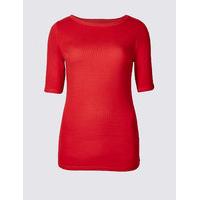 ms collection pure cotton slash neck half sleeve t shirt