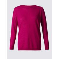 M&S Collection Boxy Knit Round Neck Jumper