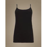 M&S Collection Cotton Rich Strappy Vest