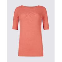 ms collection pure cotton slash neck half sleeve t shirt