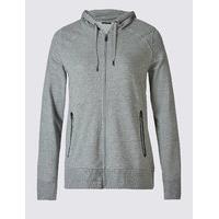 M&S Collection PLUS Sporty Hooded Sweatshirt