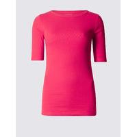 ms collection pure cotton slash neck half sleeve t shirt