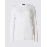 M&S Collection Boxy Knit Round Neck Jumper