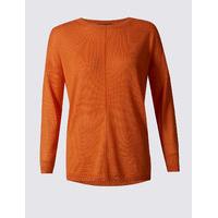 M&S Collection Boxy Knit Round Neck Jumper