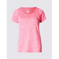 M&S Collection Performance Marl Tee Shirt