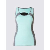 M&S Collection Performance Marl Vest