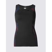 M&S Collection Performance Track Print Vest