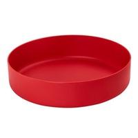 msr deep dish plate large red