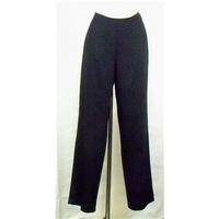 M&S black crepe trousers Size 14L