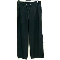 ms marks spencer size 14 medium black linen trousers