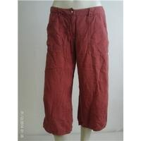 ms marks spencer size m red cargo shorts