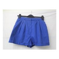 ms marks spencer size 12 high waisted blue shorts