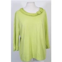 ms per una green 34 sleeve top size 18