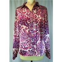 ms size 12 floral blouse marks spensers size 12 purple blouse