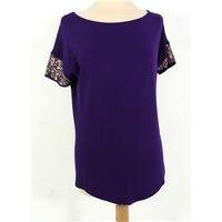 ms size 8 aubergine purple top