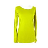 ms collection size 8 yellow long sleeve t shirt