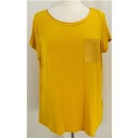 M&S Marks & Spencer - Size: 16 - Ochre T-Shirt