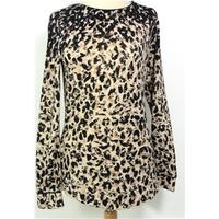 M&S Collection Leopard Print Top Size 8
