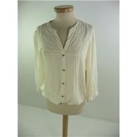 M&S Collection Size 8 Cream Smock Top