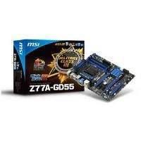 MSI Z77A-GD55 Motherboard Core i3/i5/i7/Pentium/Celeron Socket LGA1155 Intel Z77 ATX RAID Gigabit LAN