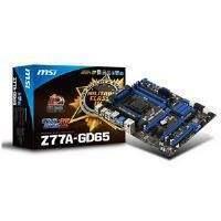 MSI Z77A-GD65 Motherboard Core i3/i5/i7/Pentium/Celeron Socket LGA1155 Intel Z77 ATX RAID Gigabit LAN