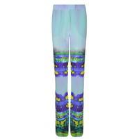 MSGM Tie Dye Silk Trousers