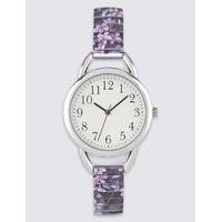 M&S Collection Round Face Oriental Expandable Watch