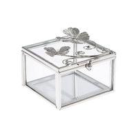 M&S Collection Flutter Metal Diamanté Butterfly Jewellery Box