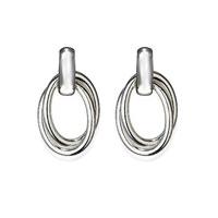 M&S Collection Silver Plated Loose Links Stud Earrings
