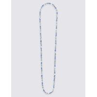 ms collection cube pearl effect long rope necklace