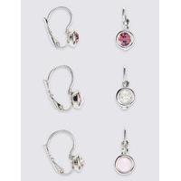 M&S Collection Assorted Diamanté Earrings Set