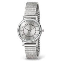 ms collection round face etched expander watch