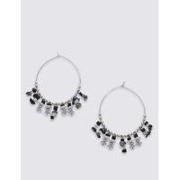 M&S Collection Craft Beaded Hoop Earrings