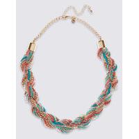 M&S Collection Beaded Twist Necklace