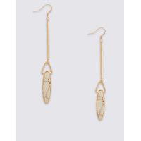 M&S Collection Marble Drop Earrings