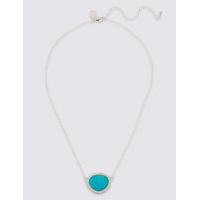 M&S Collection Silver Plated Elegant Pendant Necklace