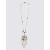 ms collection bugle pearl pendant necklace