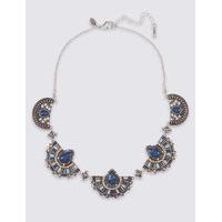 M&S Collection Moon Section Collar Necklace